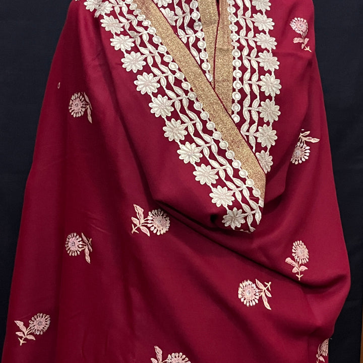 Gota Work Shawl