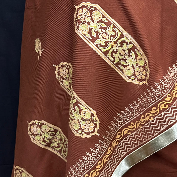 Russet and Gold Shawl