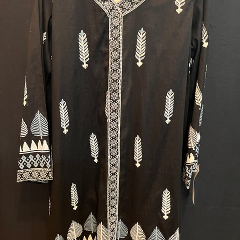 Elegant Charm – Pure Lawn Hand-Blocked Shirt