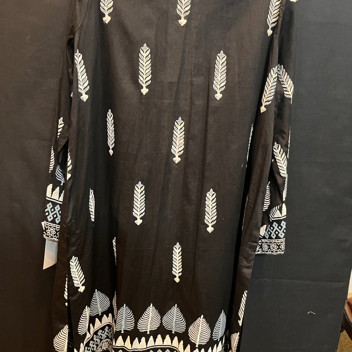 Elegant Charm – Pure Lawn Hand-Blocked Shirt