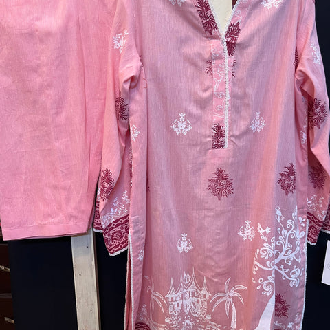 Timeless Charm – Khaddar Block &amp; Screen Printed 2-Piece Unstitched Suit 🍂✨