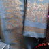 Ethereal Grace – Ice Blue &amp; Turquoise Korean Silk 3-Piece Unstitched Suit ❄️✨